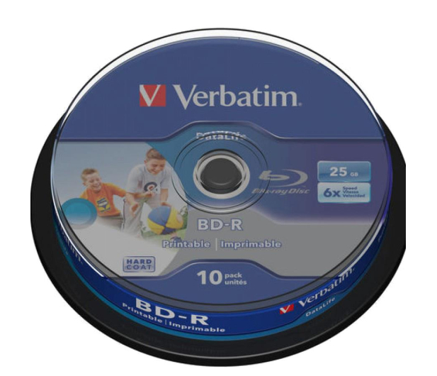 VERBATIM 25GB X6 PRINTABLE DATALIFE (CAKE 10 szt ) - 377482 - zdjęcie